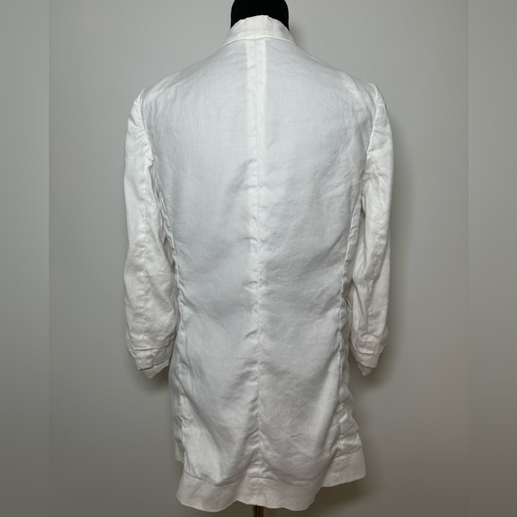Aritzia Babaton White Linen Open Blazer - Picture 6 of 7